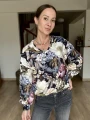 Unikalna bluza damska handmade w kwiaty – szyta na zamówienie, Mrs. Thin