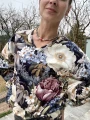 Bluza handmade Mrs. Thin w kwiaty – damska, szyta na zamówienie, styl romantyczny