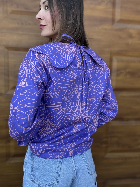damska koszula damska handmade Gdańsk  widok tyłu