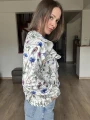 bluza damska slow fashion kwiatowy print bawełna