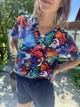 Koszulka damska V-neck skrzydła motyli