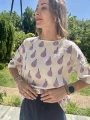 Bluzka slow fashion Mrs. Thin z muślinu