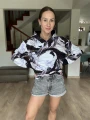 Bluza damska premium z obniżoną linią ramion