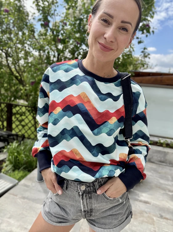 Bluza damska handmade slow fashion Mrs. Thin