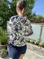 Autorska koszula damska slow fashion w śliwki