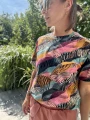 Kolorowa koszulka oversize szyta na zamówienie Mrs. Thin