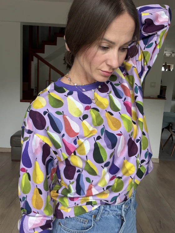 Bluza Kolorowe Gruszki z bawełny