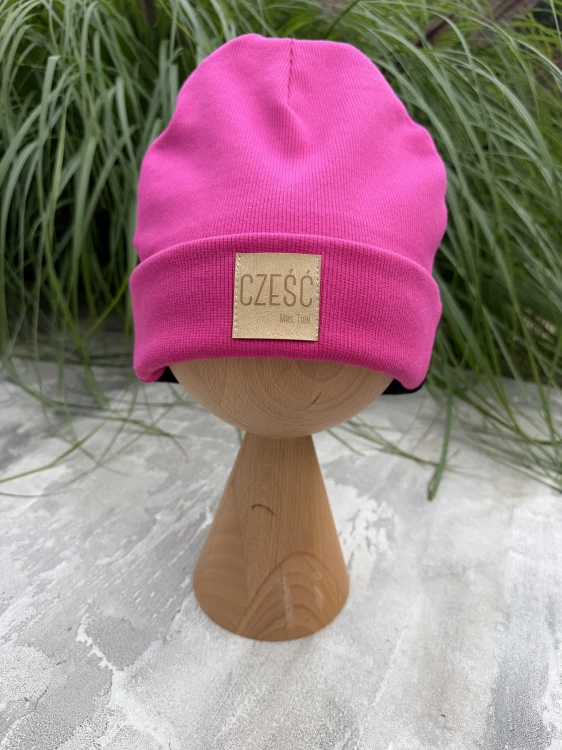 Prążkowana czapka beanie 95% bawełna 5% elastan MrsThin