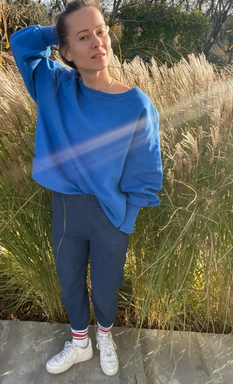 Damskie spodnie dresowe jeans