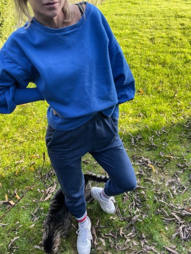 Damskie spodnie dresowe jeans