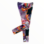 Dziewczęce legginsy - MONSTERA PANTERA