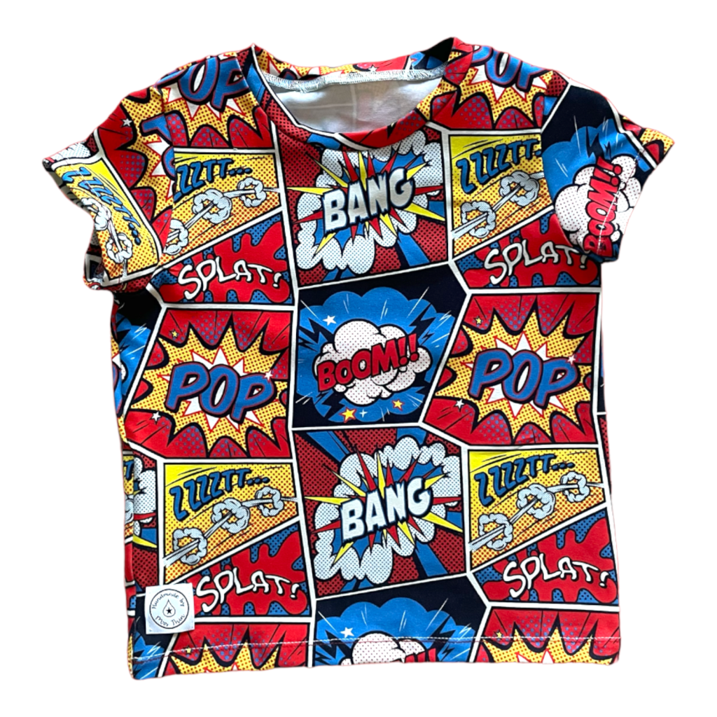 Dzianina jersey Komiks